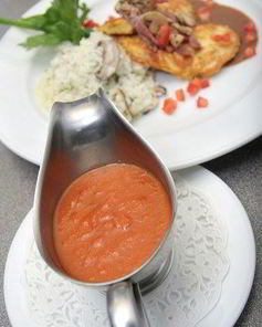 Острый соус с чили, папайей и манго