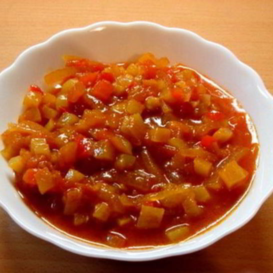 Рецепт овощного салата-соуса анкл бенс на зиму