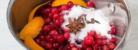 пряный клюквенный соус. Шаг 3