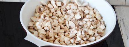 сливочно-грибной соус. Шаг 4