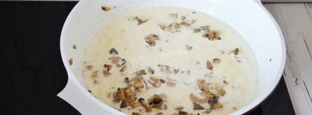 сливочно-грибной соус. Шаг 7