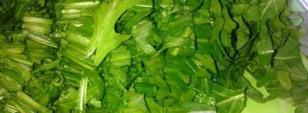 соус из базилика и рукколы. Шаг 2