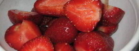 соус из ревеня и клубники. Шаг 3