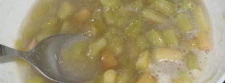 соус из ревеня и клубники. Шаг 6