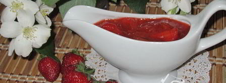 соус из ревеня и клубники. Шаг 10