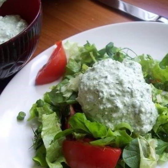 Рецепт соуса с зеленым луком, бульоном и сливками к жареному мясу