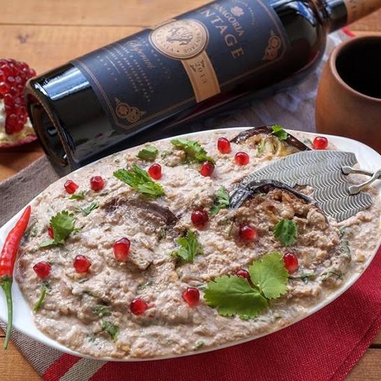 Рецепт сациви из баклажанов