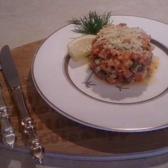 Рецепт тартара иза лососи