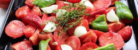 томатный соус из запеченных овощей. Шаг 2