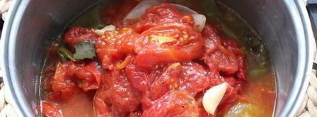 томатный соус из запеченных овощей. Шаг 3