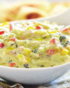 Цацики с перцем и питой