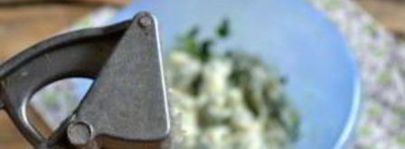 зеленый чесночный соус. Шаг 3