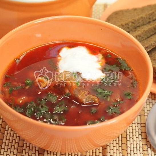 Рецепт борща домашнего