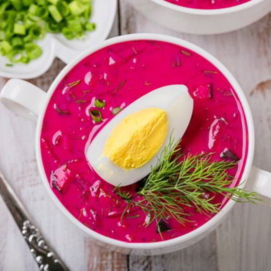 Рецепт борща по-литовски на кефире