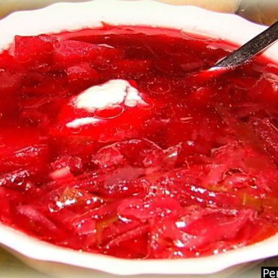 Рецепт борща постного