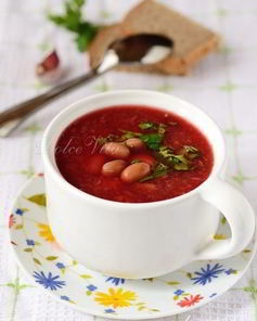 Борщ-пюре без масла