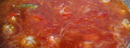 борщ с фрикадельками. Шаг 7