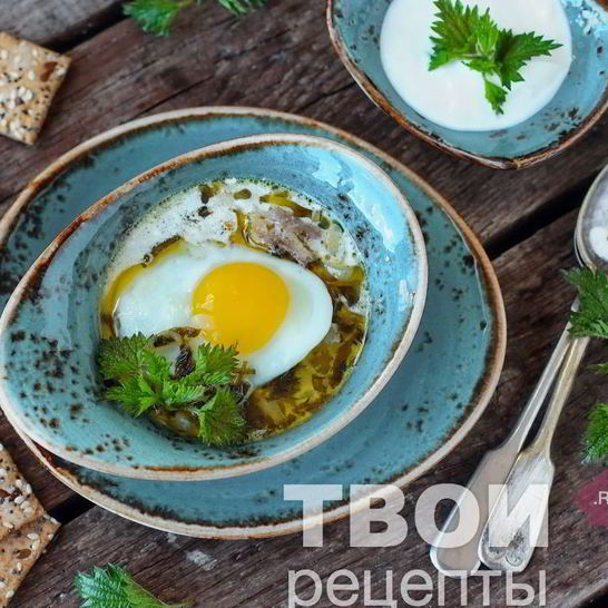 Рецепт борща с крапивой