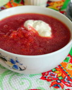 Борщ с квашеной капустой