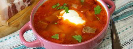 борщ с телячьим языком. Шаг 7