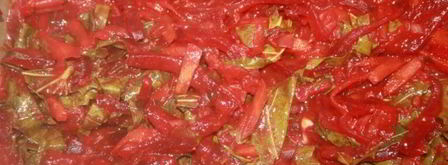 борщ с виноградными листьями. Шаг 5