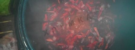 борщ со свининой в мультиварке. Шаг 4