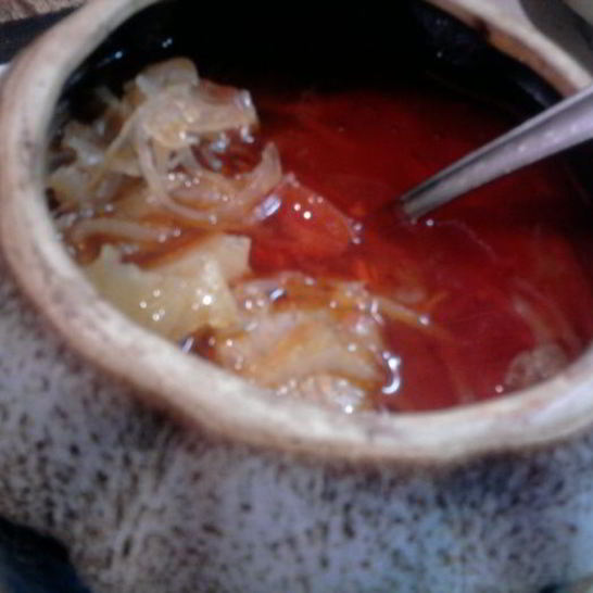 Рецепт борща в горшочках