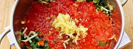 борщевая заправка со свеклой и капустой на зиму. Шаг 9