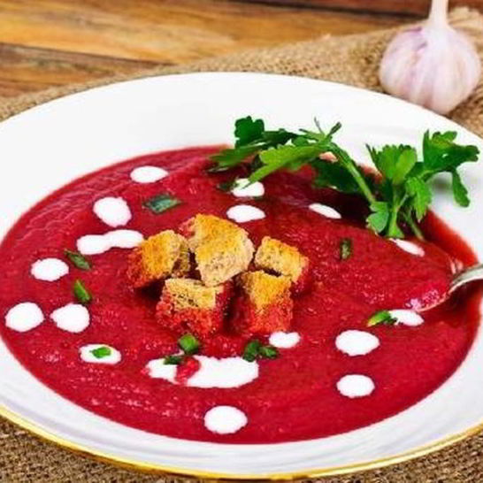 Рецепт холодного борща-пюре