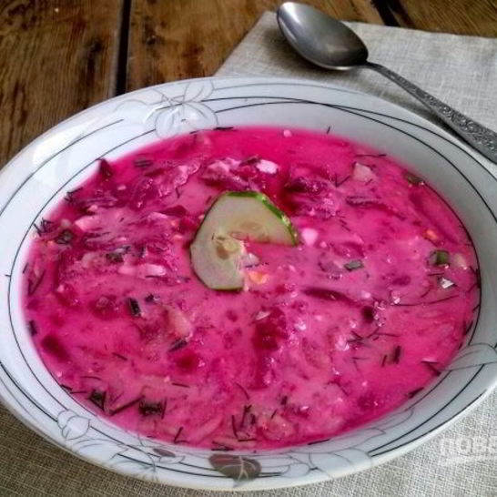 Рецепт литовского холодного борща