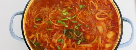 постный красный борщ. Шаг 9