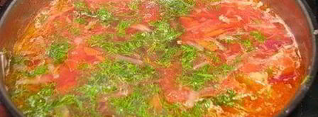 украинский борщ без свеклы. Шаг 9