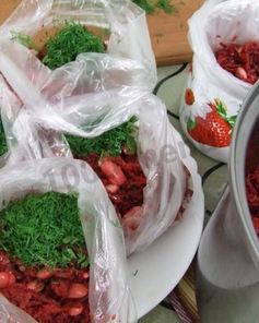 Заправка для борща замороженная