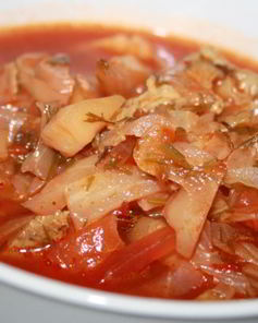 Зимний борщ с летним ароматом