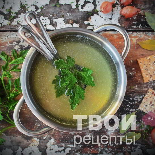 Рецепт бульона мясного