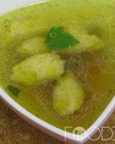 Бульон с грибами