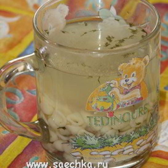 Рецепт супа на курином бульоне