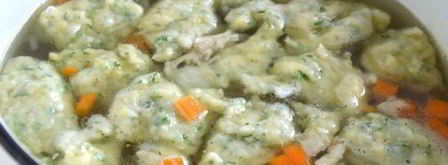 суп с клецками на курином бульоне. Шаг 8