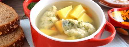 суп с клецками на курином бульоне. Шаг 9