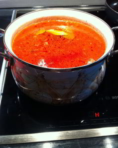 Вкусный Борщ на говяжьем бульоне