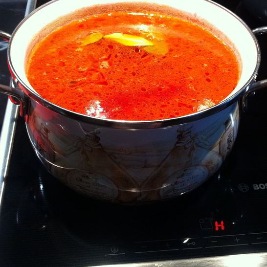 Рецепт вкусного борща на говяжьем бульоне