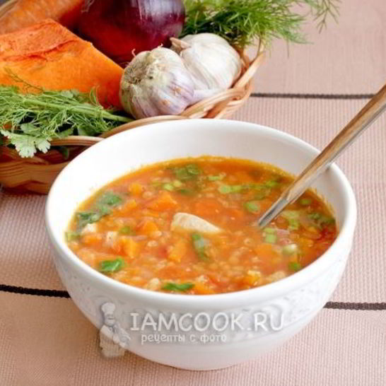 Рецепт чечевичного супа с курицей и помидорами
