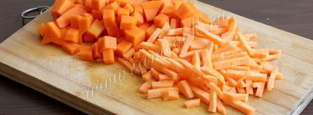 чечевичный суп с курицей и помидорами. Шаг 4