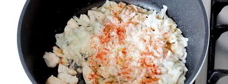 чечевичный суп с курицей и помидорами. Шаг 7