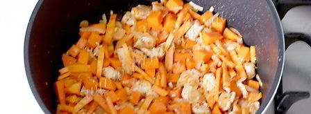 чечевичный суп с курицей и помидорами. Шаг 8