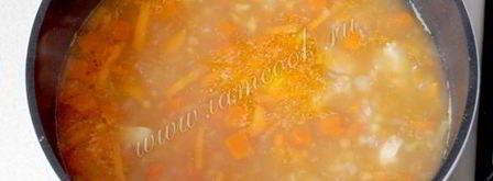 чечевичный суп с курицей и помидорами. Шаг 9