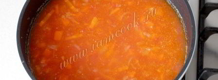 чечевичный суп с курицей и помидорами. Шаг 10