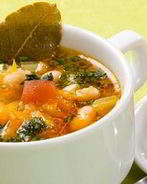 Фасолевый суп без мяса