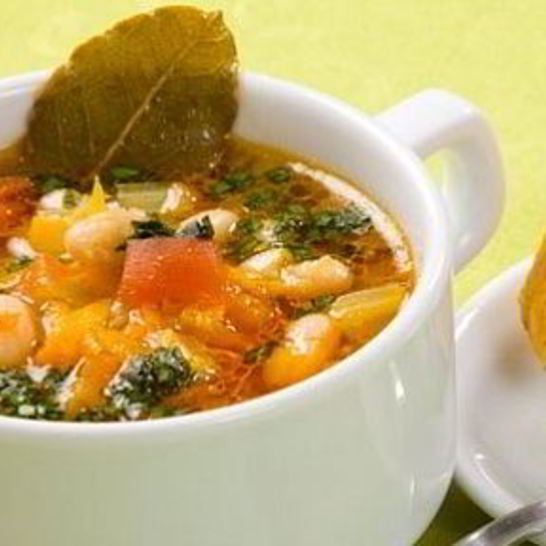 Рецепт фасолевого супа без мяса