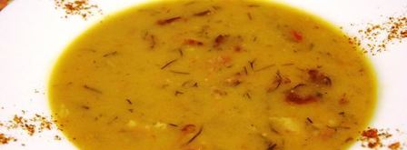 гороховый крем-суп на копченных ребрышках. Шаг 11